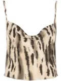 ROTATE BIRGER CHRISTENSEN fine-jacquard open-back top - Neutrals
