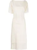 Toogood The Shimmer midi dress - Neutrals