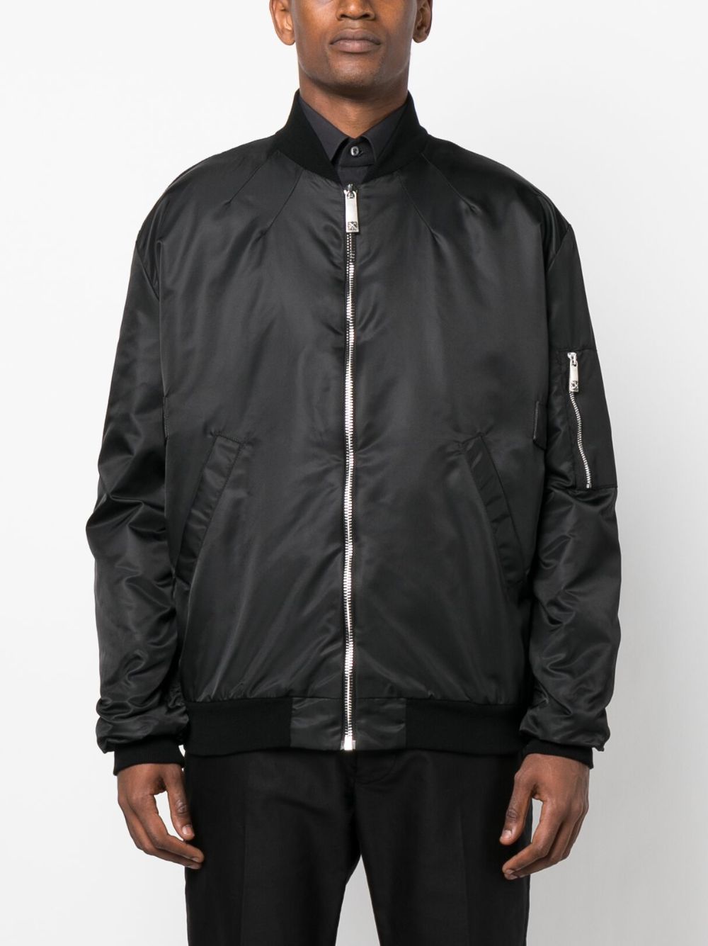 John Richmond eyelet-embellished Bomber Jacket - Farfetch