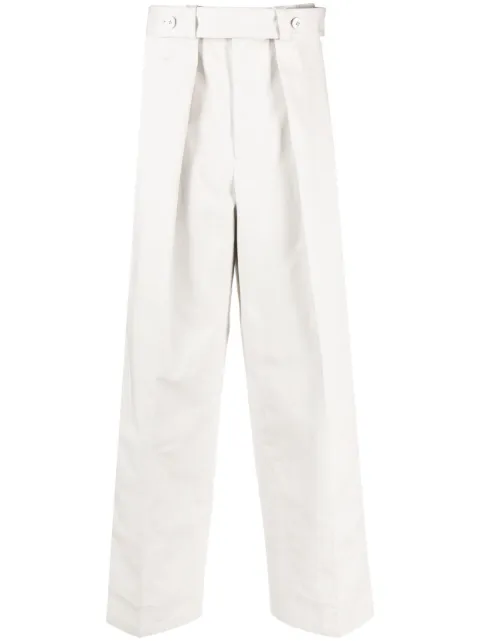 Jil Sander wide-leg cotton trousers