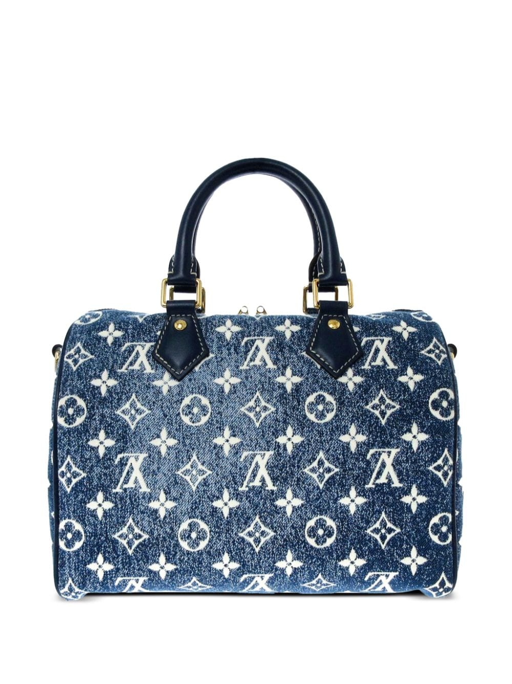 Louis Vuitton Pre-owned Speedy 25 Bandouliere tas - Blauw