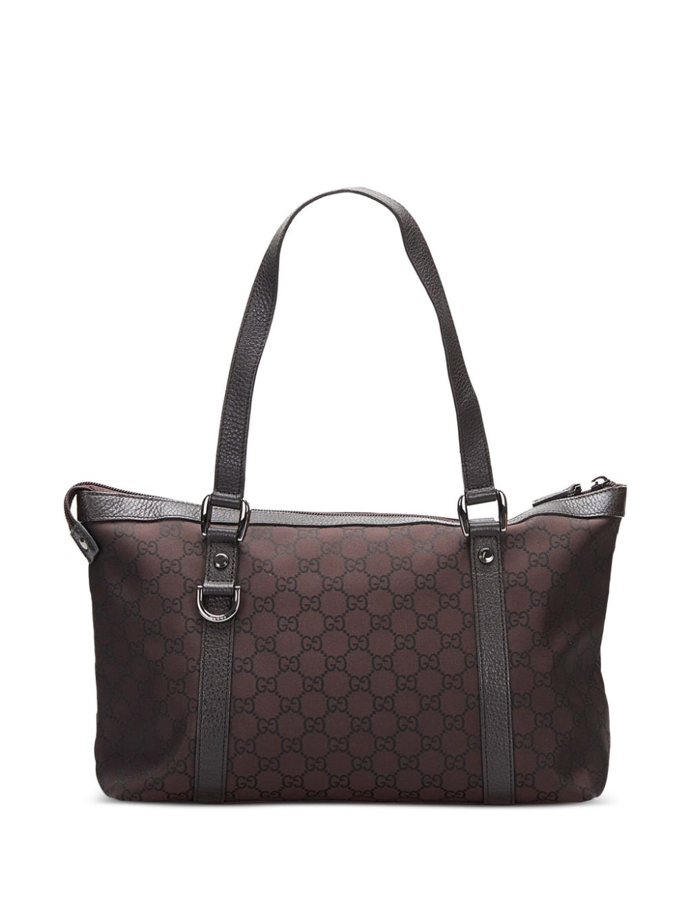 Gucci Pre-Owned Abbey GG Supreme shopper - Bruin