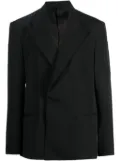 Acne Studios peak-lapel double-breasted blazer - Black