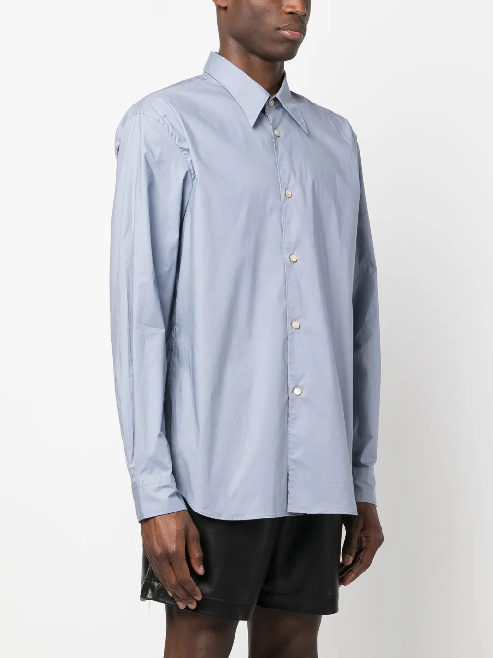  Acne Studios Long-sleeve Button-down Shirt - Blue 