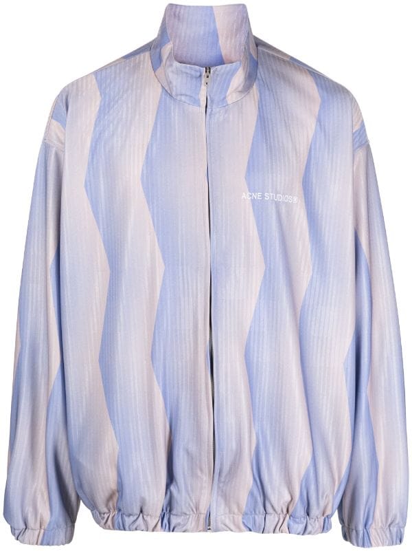 Acne Studios abstract-print Track Jacket - Farfetch