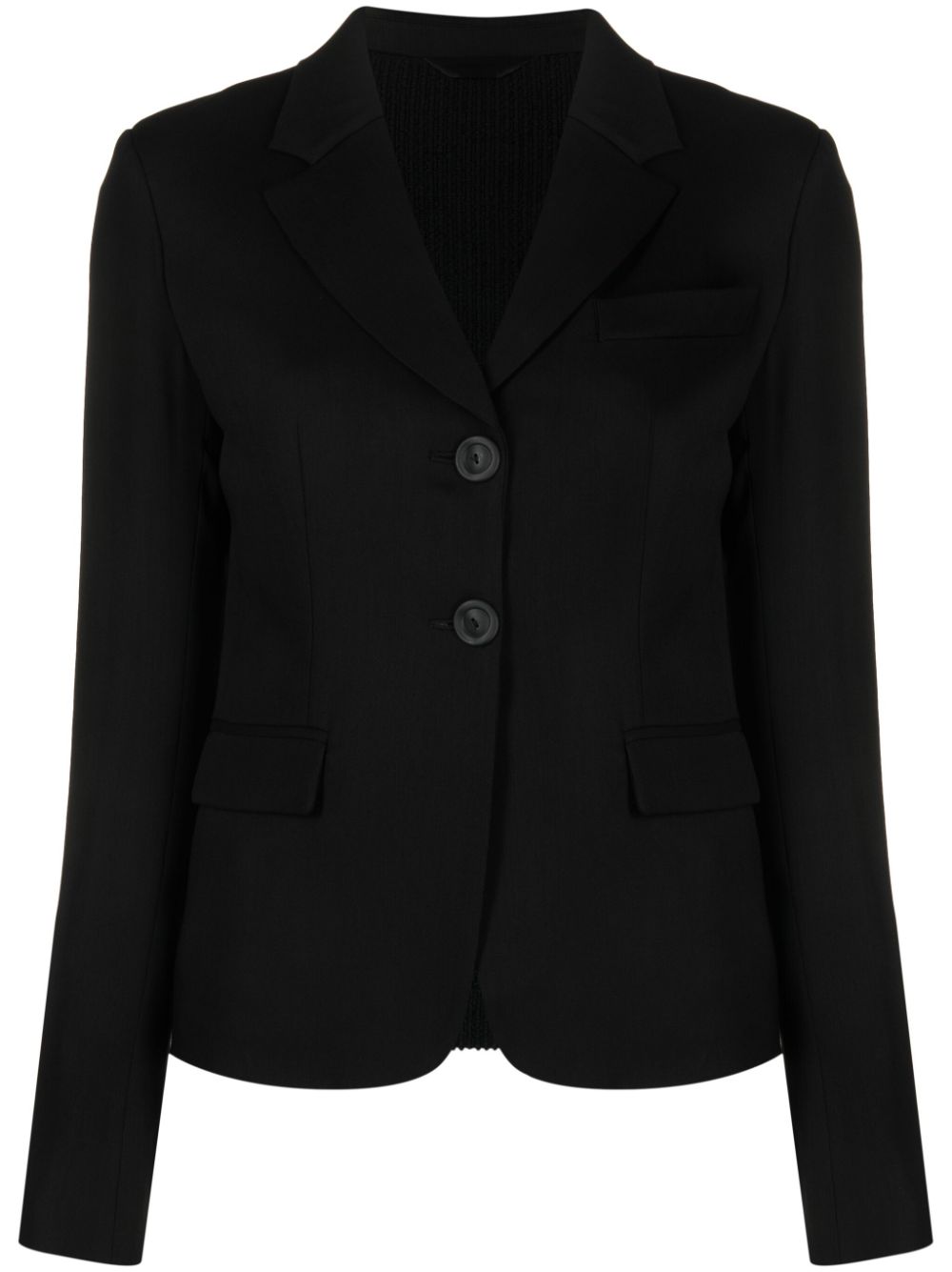 Acne Studios Blazer met enkele rij knopen Zwart