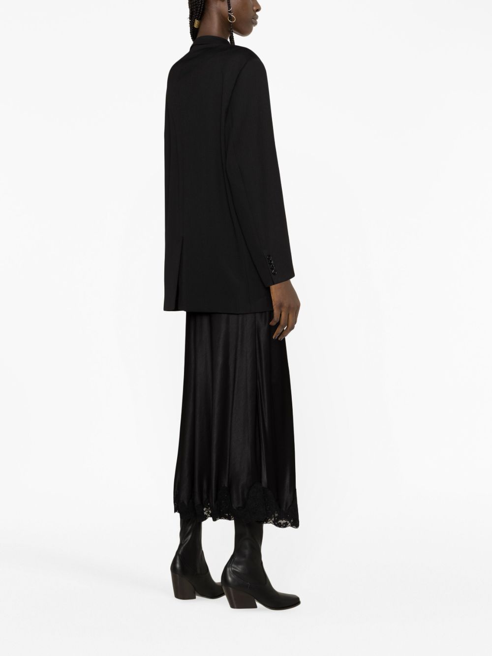 Acne Studios oversized single-breasted blazer - Zwart