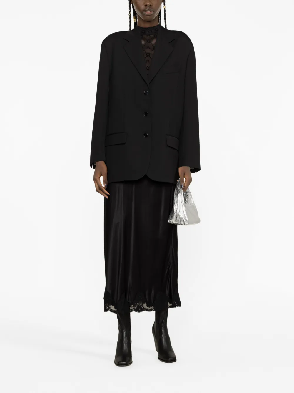 Acne Studios Oversized single-breasted Blazer - Farfetch