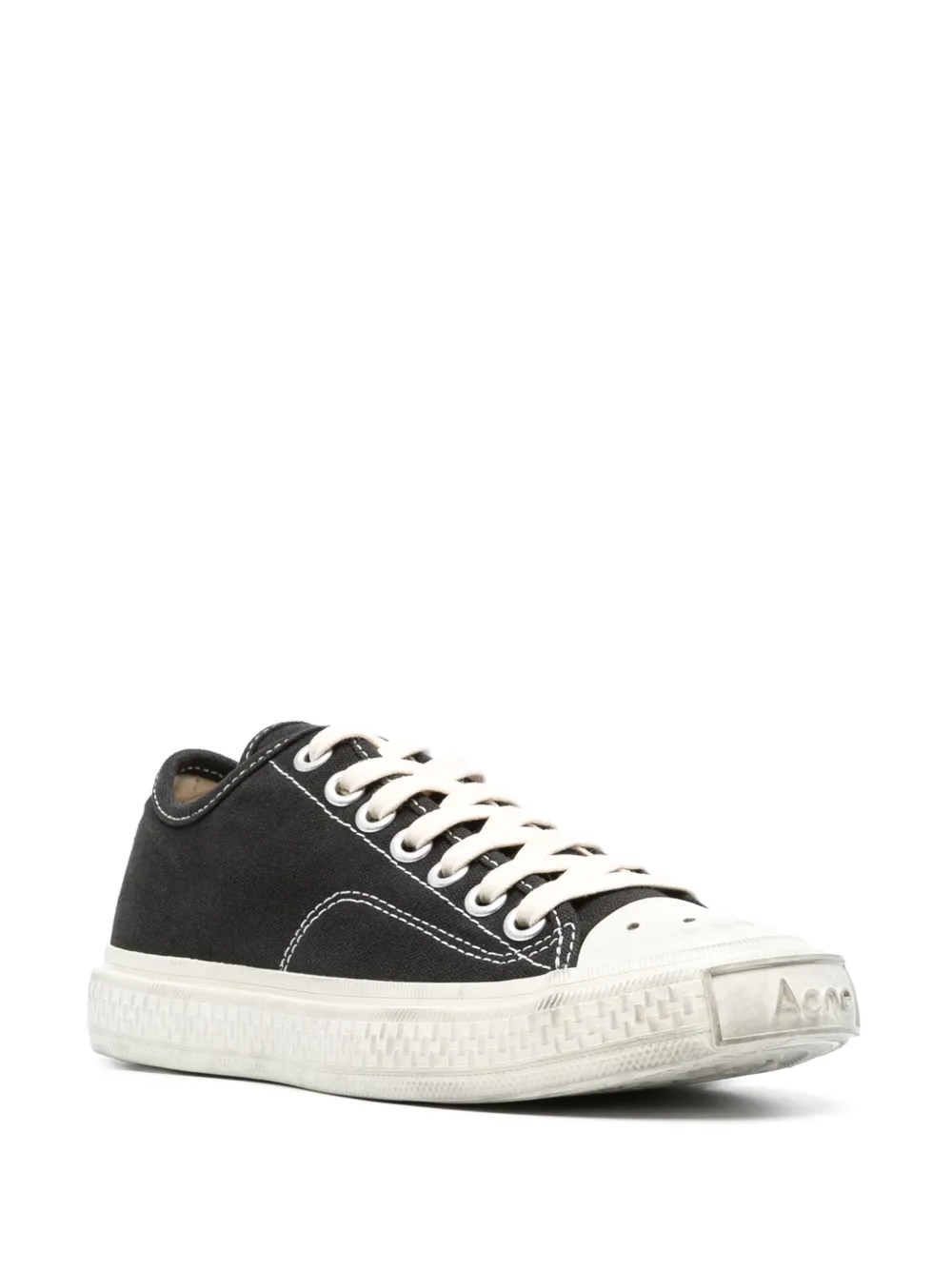 Acne Studios Ballow Tag distressed-effect sneakers - Zwart