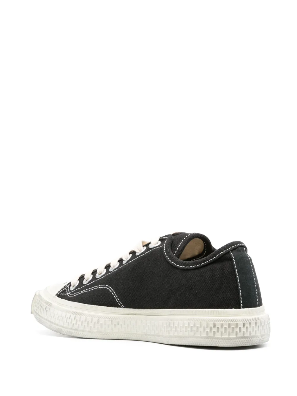  Acne Studios Baskets Ballstar à Effet Usé - Noir 