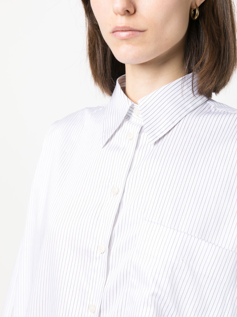 Acne Studios Striped Pocket Shirt - Farfetch