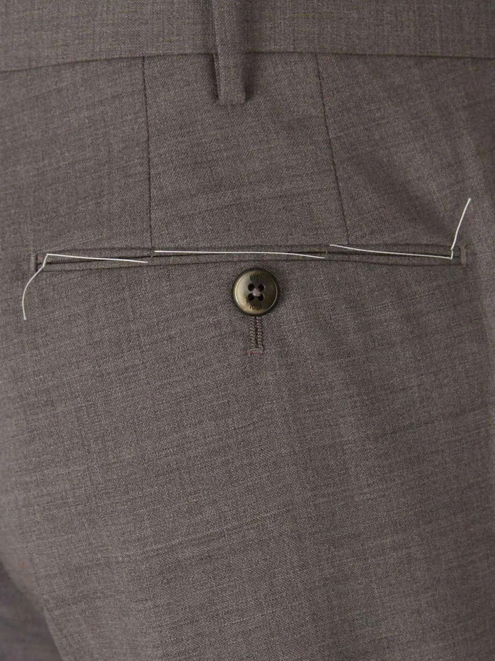  Pt Torino Wool Trousers - Neutrals 