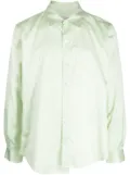 Martine Rose Wrap floral print shirt - Green