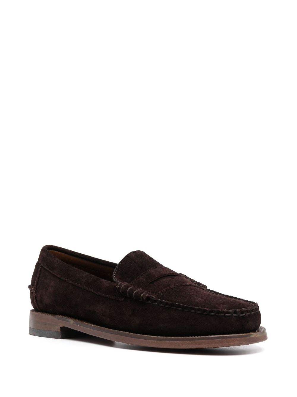 Sebago penny-strap leather loafers - Bruin