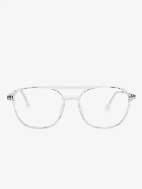 TOM FORD Eyewear pilot-frame clear-lenses glasses