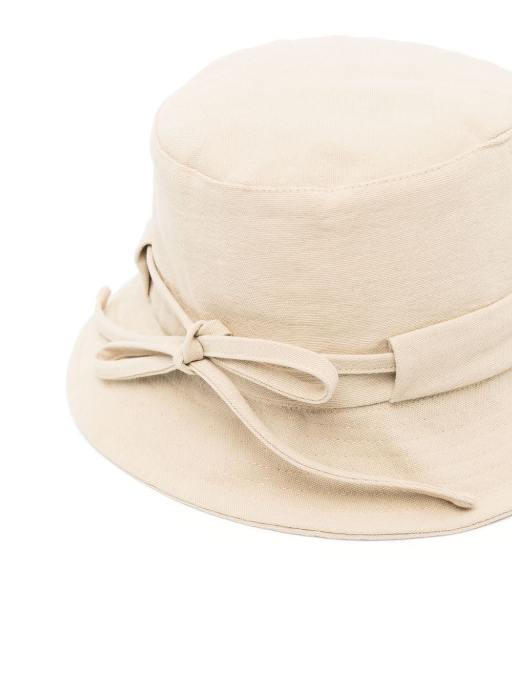 Jacquemus Le bob Gadjo cotton bucket hat - Beige