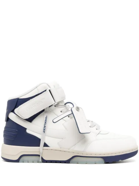 Off-White tenis con agujetas y parche del logo
