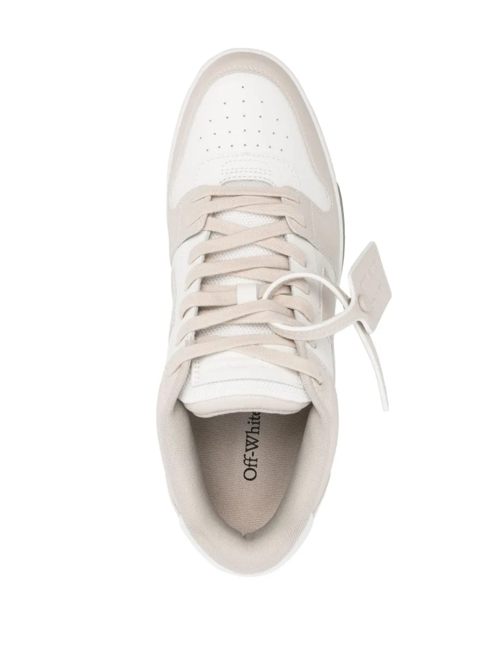 Shop Off-white Out Of Office 'ooo' Sneakers In White Beige