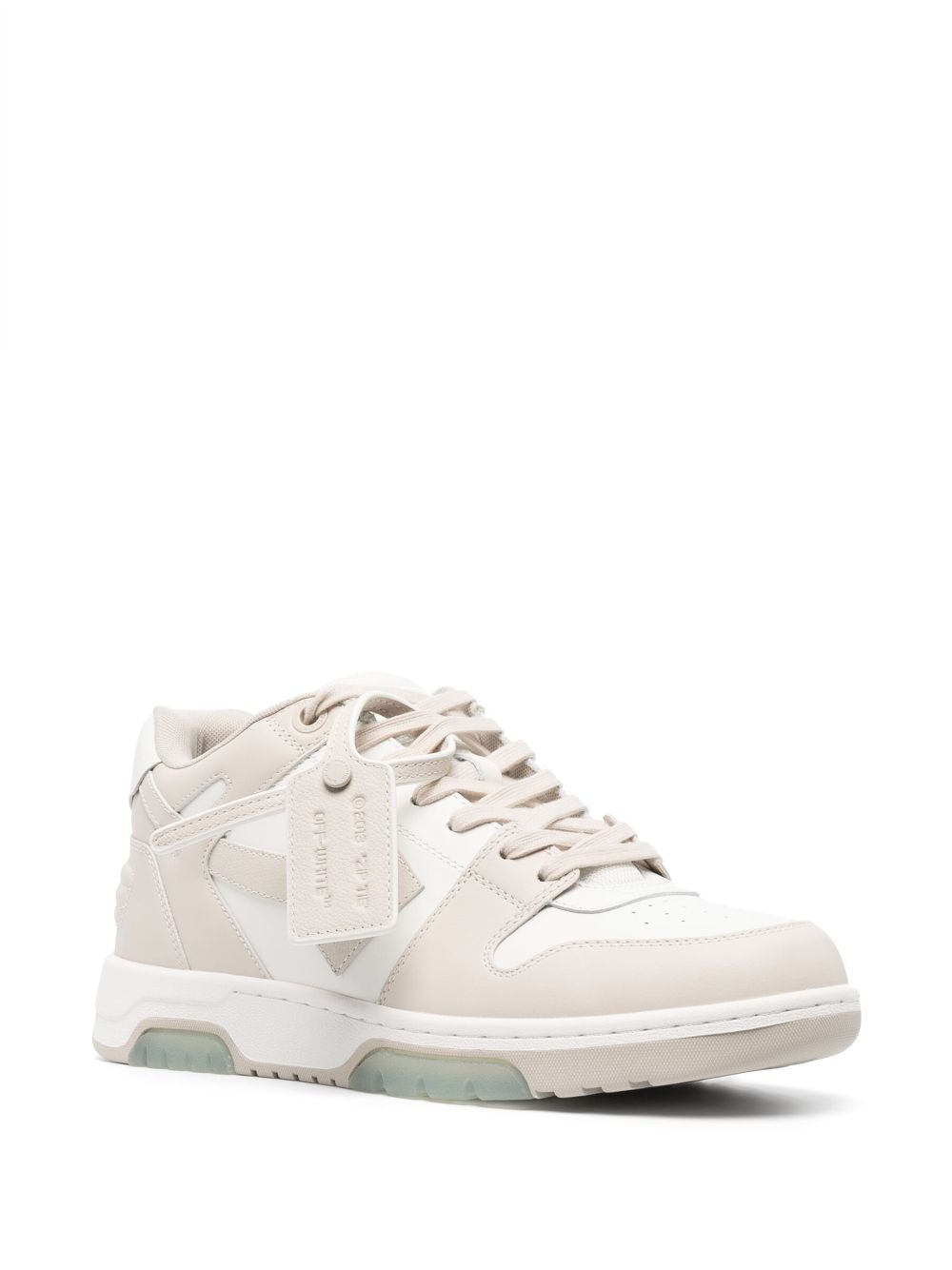 Shop Off-white Out Of Office 'ooo' Sneakers In White Beige