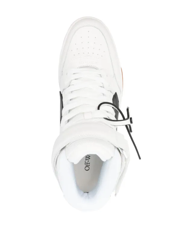 スニーカー OFF-WHITE WHITE LEATHER OUT OF OFFICE HIGH TOP SNEAKERS Off-White Out Of Office high-top Sneakers | White | FARFETCH