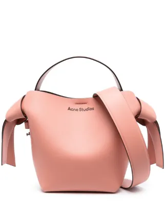 Acne Studios Mini Musubi Shoulder Bag | Pink | FARFETCH