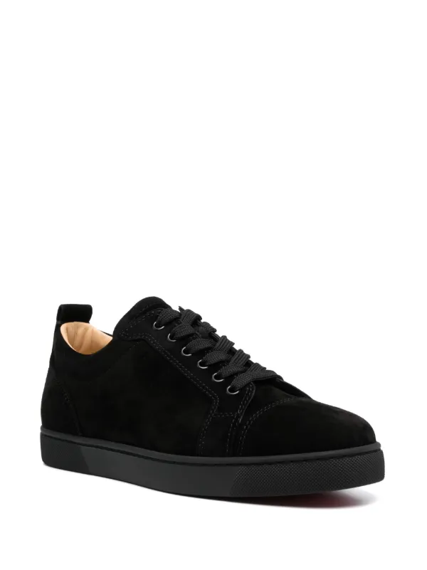 Christian Louboutin Suede lace-up Sneakers Black FARFETCH PH