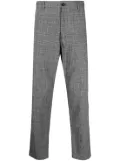 ASPESI plaid-pattern tailored trousers - Grey