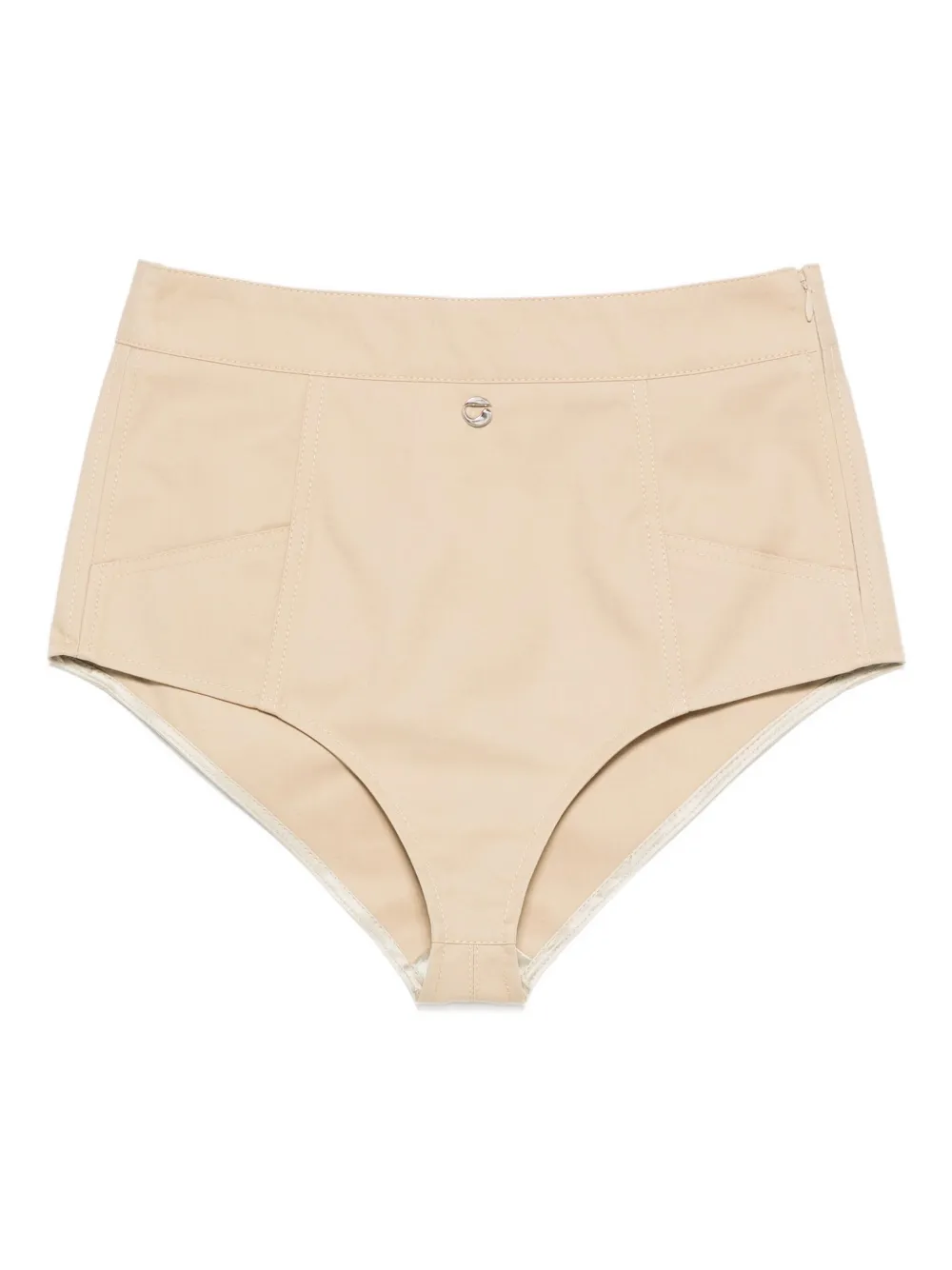 high-waisted mini shorts