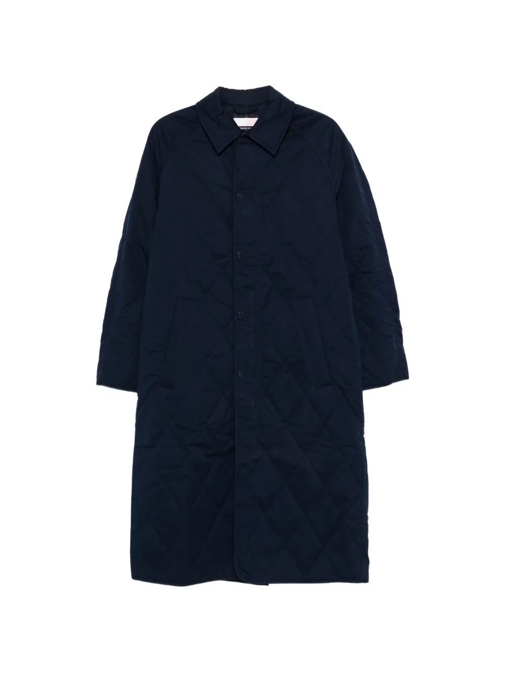 Martine Rose quilted car coat - Blu