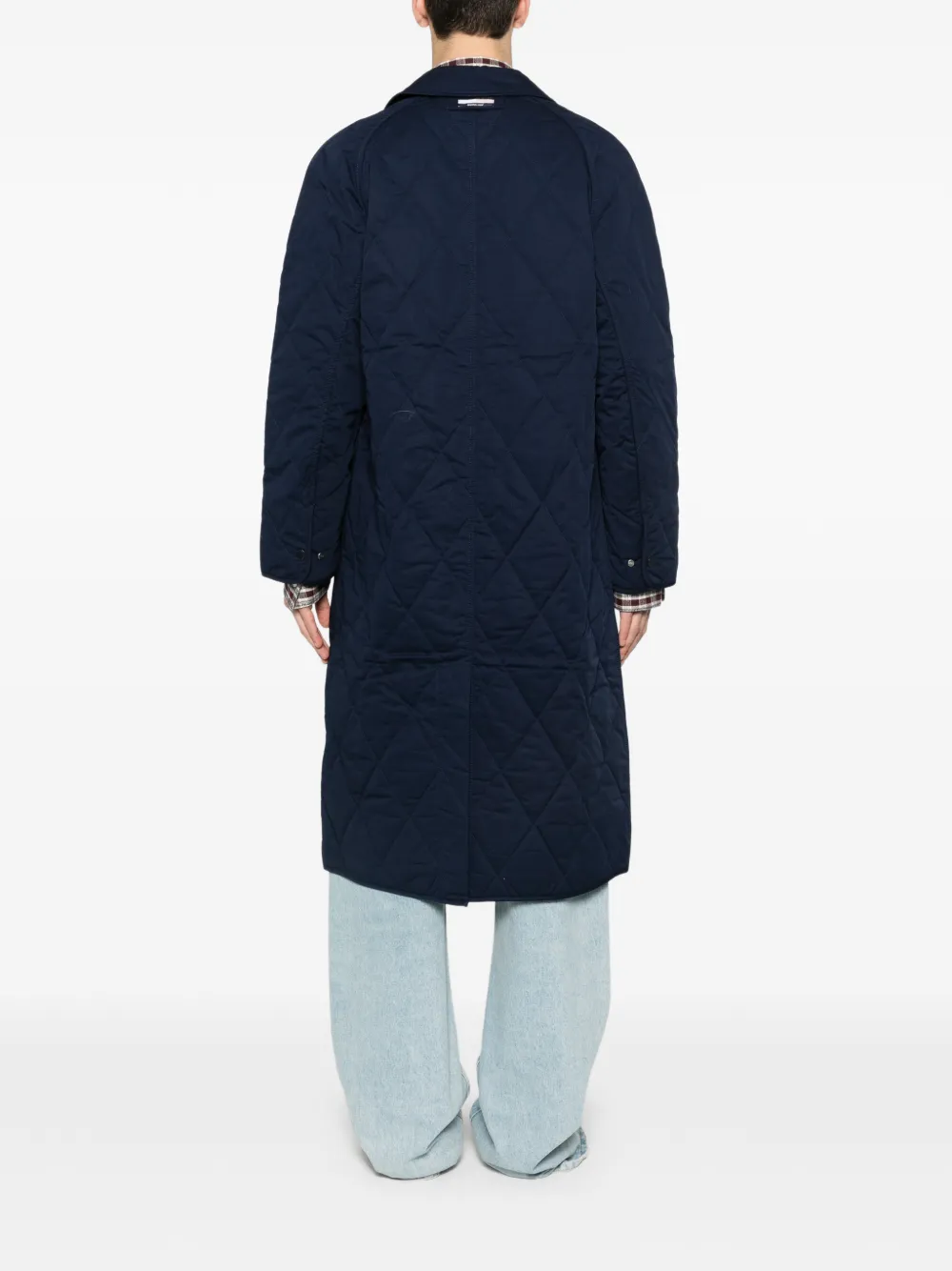 Martine Rose Gewatteerde jas Blauw