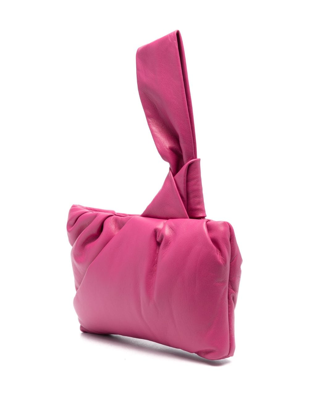 Shop Ambush Nejiri Leather Clutch Bag In Pink