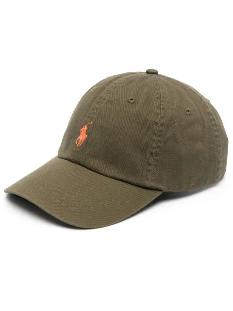 Polo Ralph Lauren كاب قطن مطرز بشعار الماركة