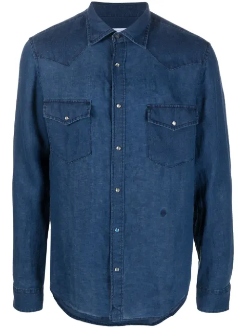 Jacob Cohën long-sleeve linen shirt