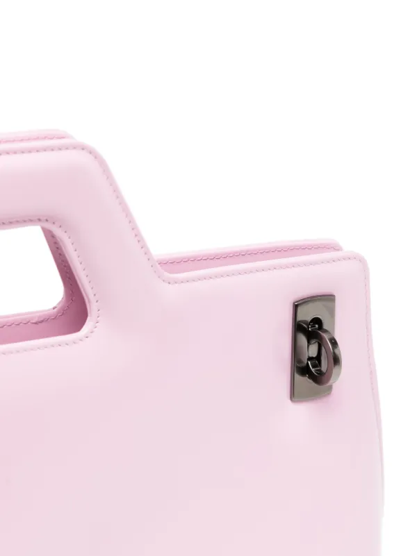 トートバッグ FERRAGAMO Skin pink leather Wanda M handbag Salvatore Ferragamo Handbag