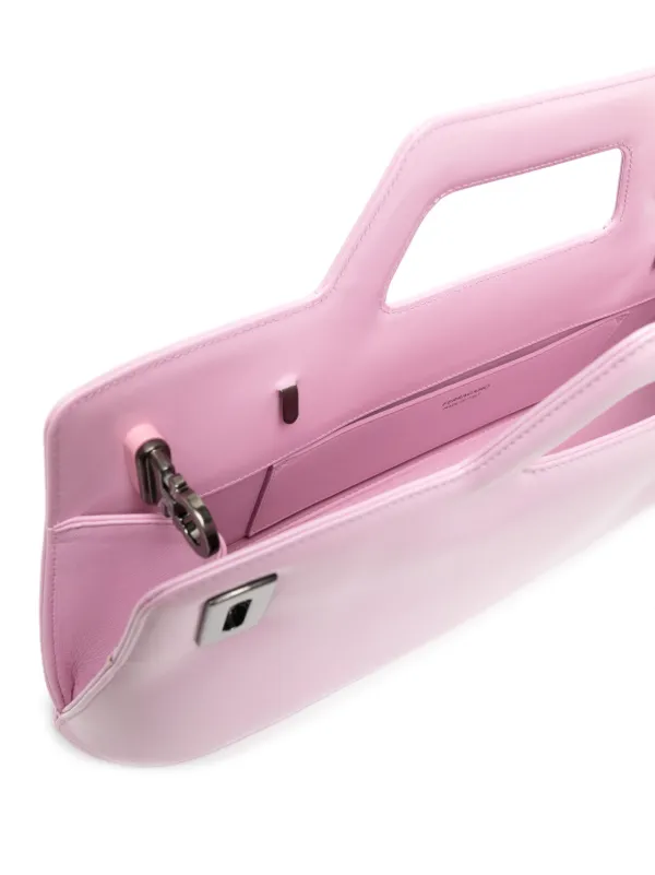Ferragamo Wanda Leather Mini Bag | Pink | FARFETCH
