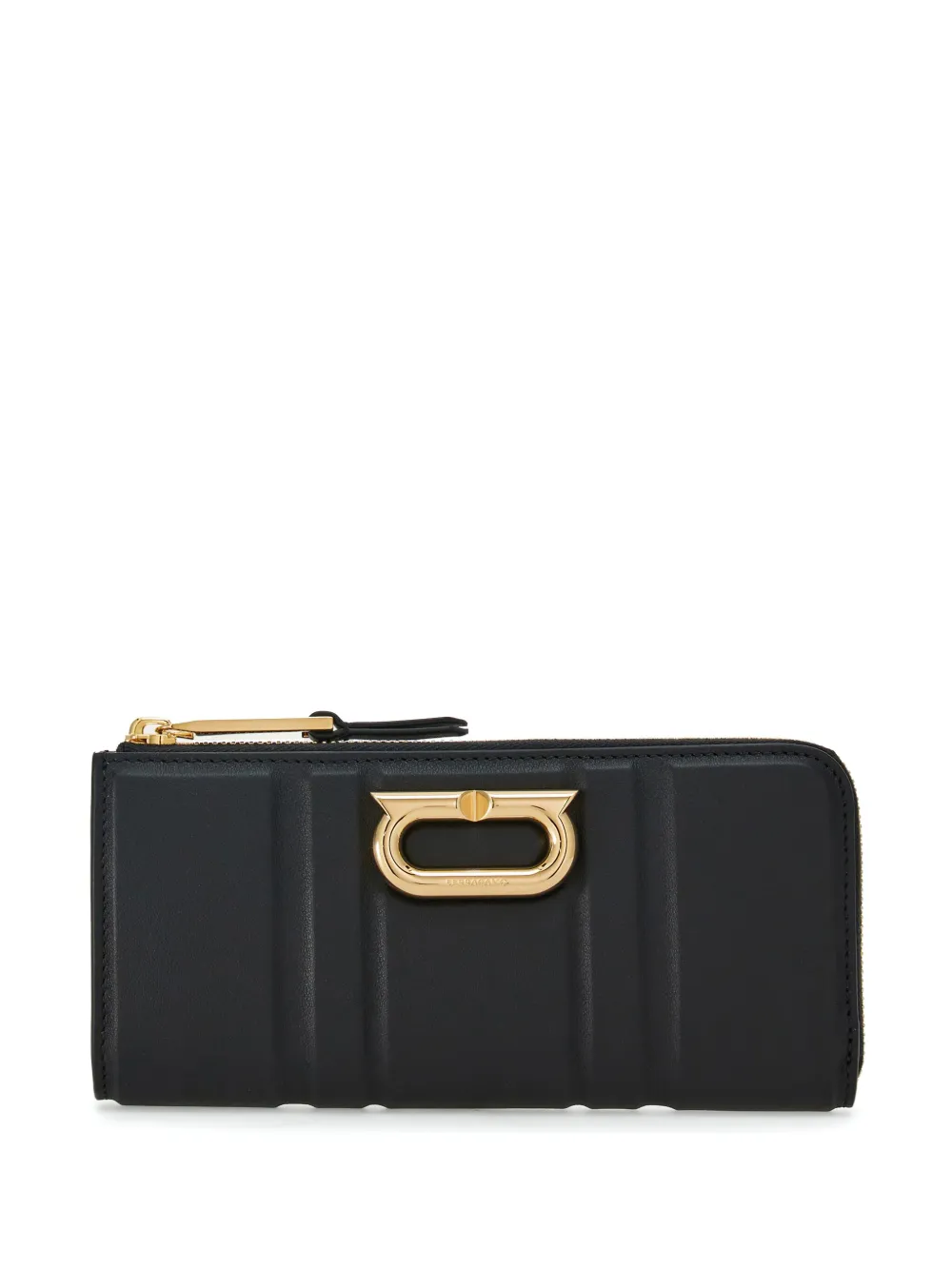 Ferragamo Portafoglio Gancini con placca logo | nero | Image 1