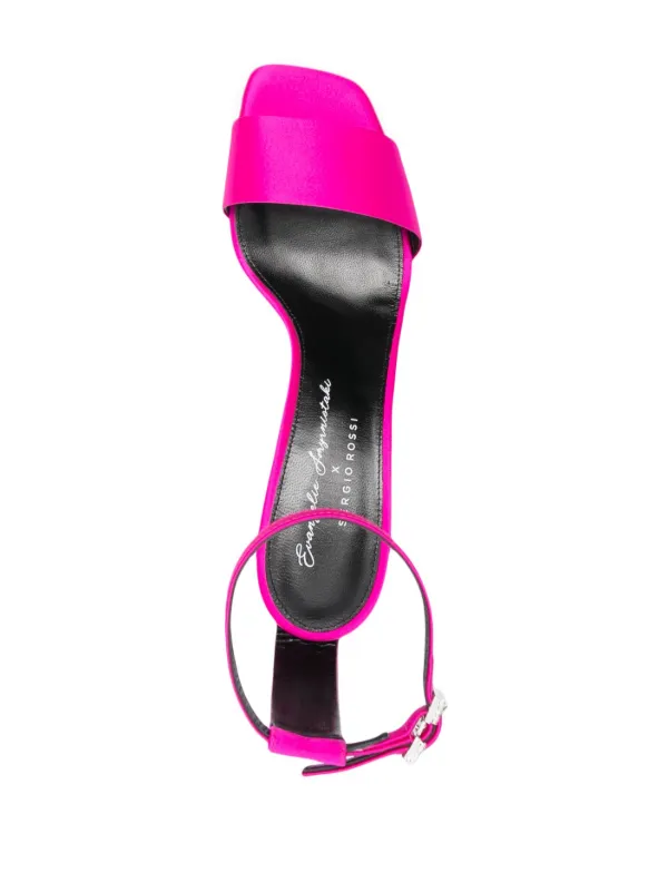 Sergio Rossi Satin Sandals | Pink | FARFETCH