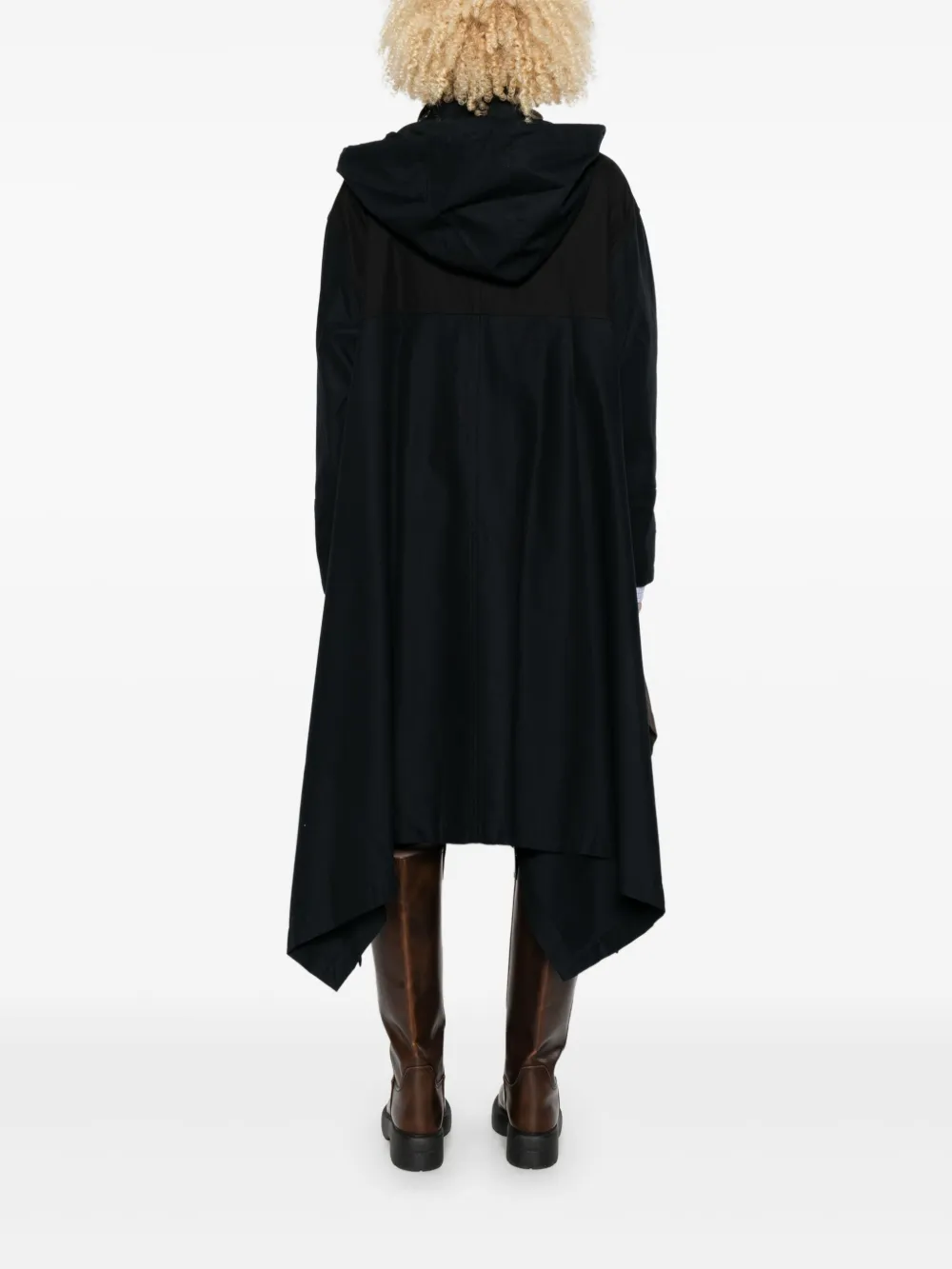 colville Asymmetrische parka Zwart