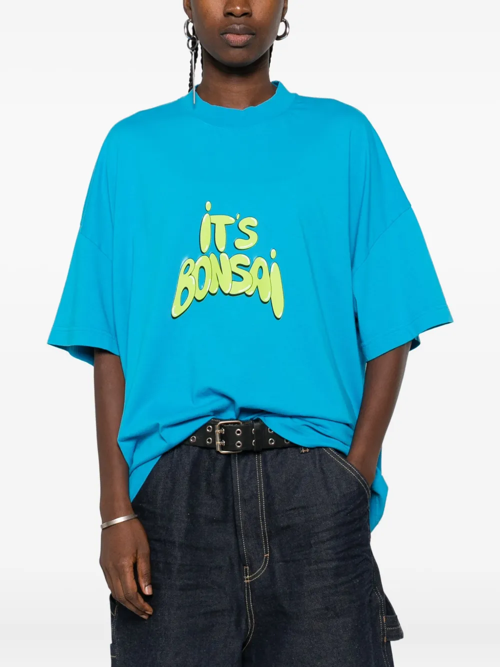 Bonsai Graphic-print T-shirt In Blue