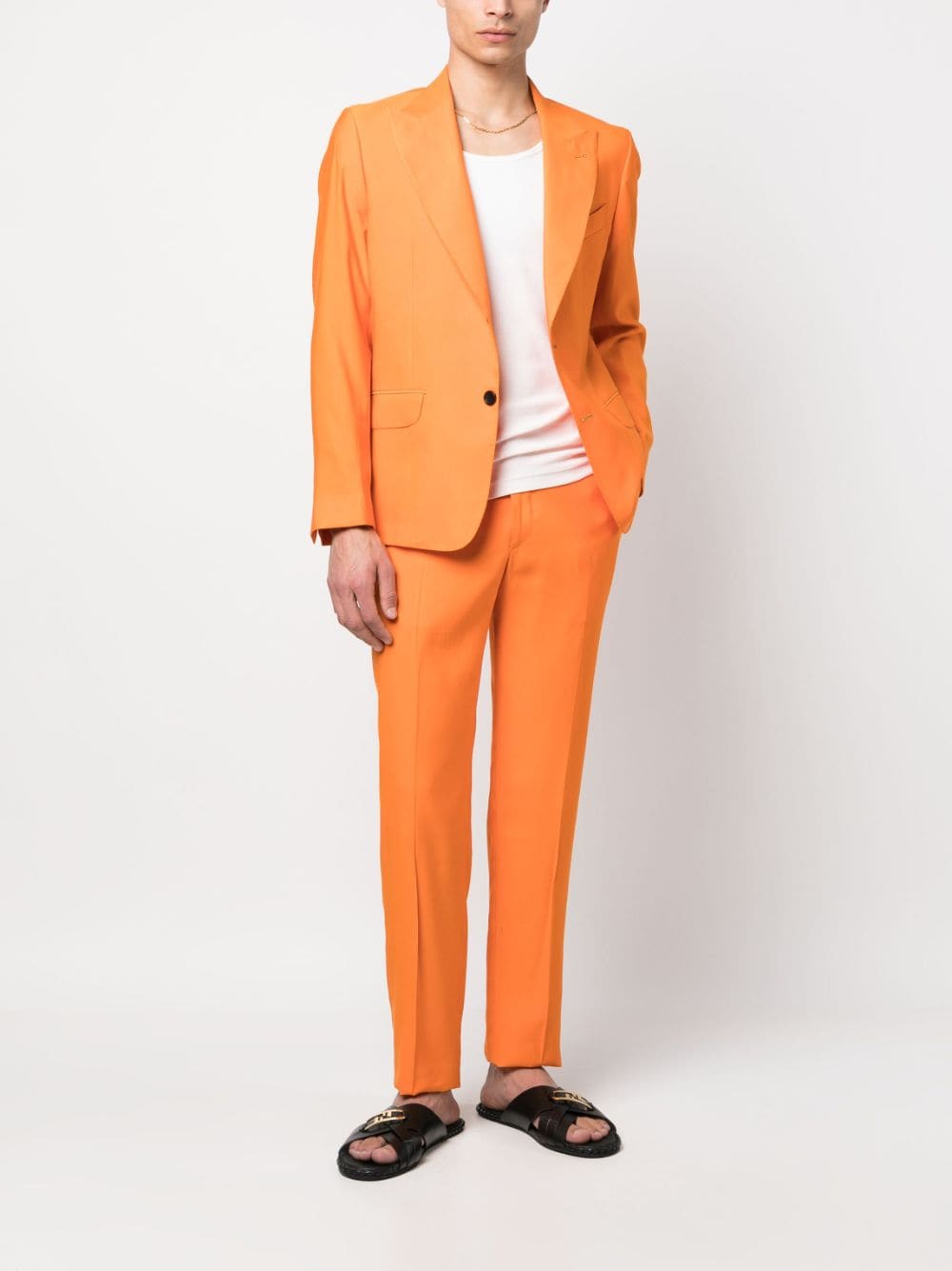 Reveres 1949 single-breasted suit - Oranje