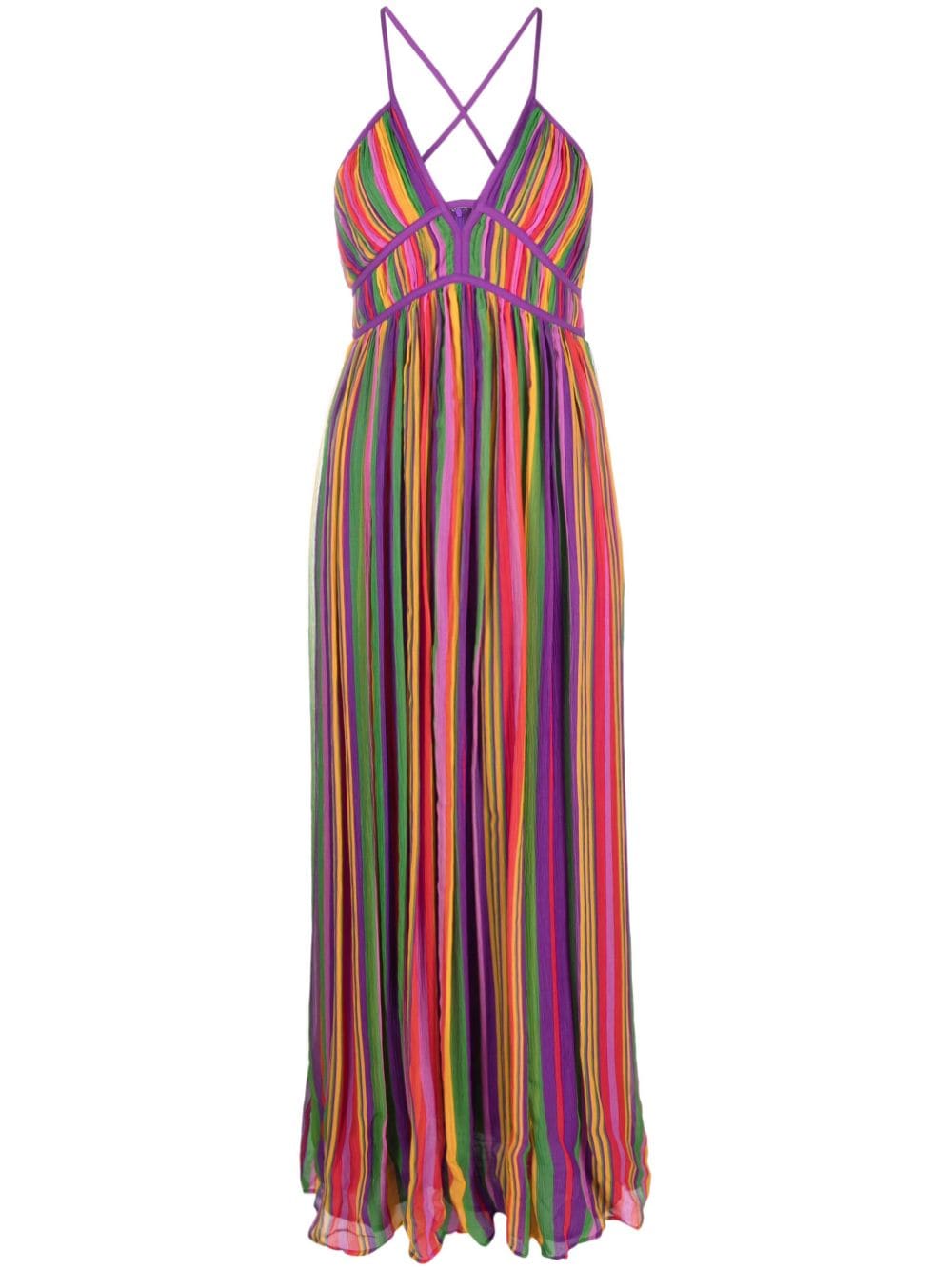 ba&sh Romane Ruched Chiffon Maxi Dress Women - Bloomingdale's in 2023