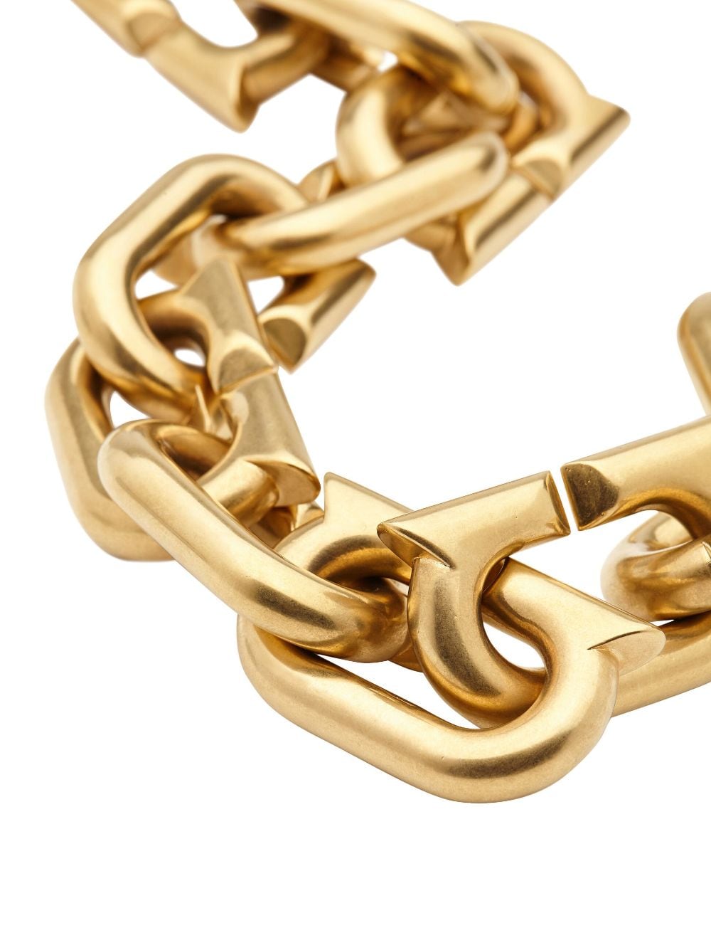 Shop Ferragamo Gancini Polished Choker Necklace In Gold