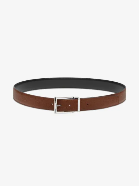 Ferragamo reversible and adjustable belt with rectangular buckle