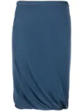 Missoni Pre-Owned 2000s draped knee-length skirt - Blue