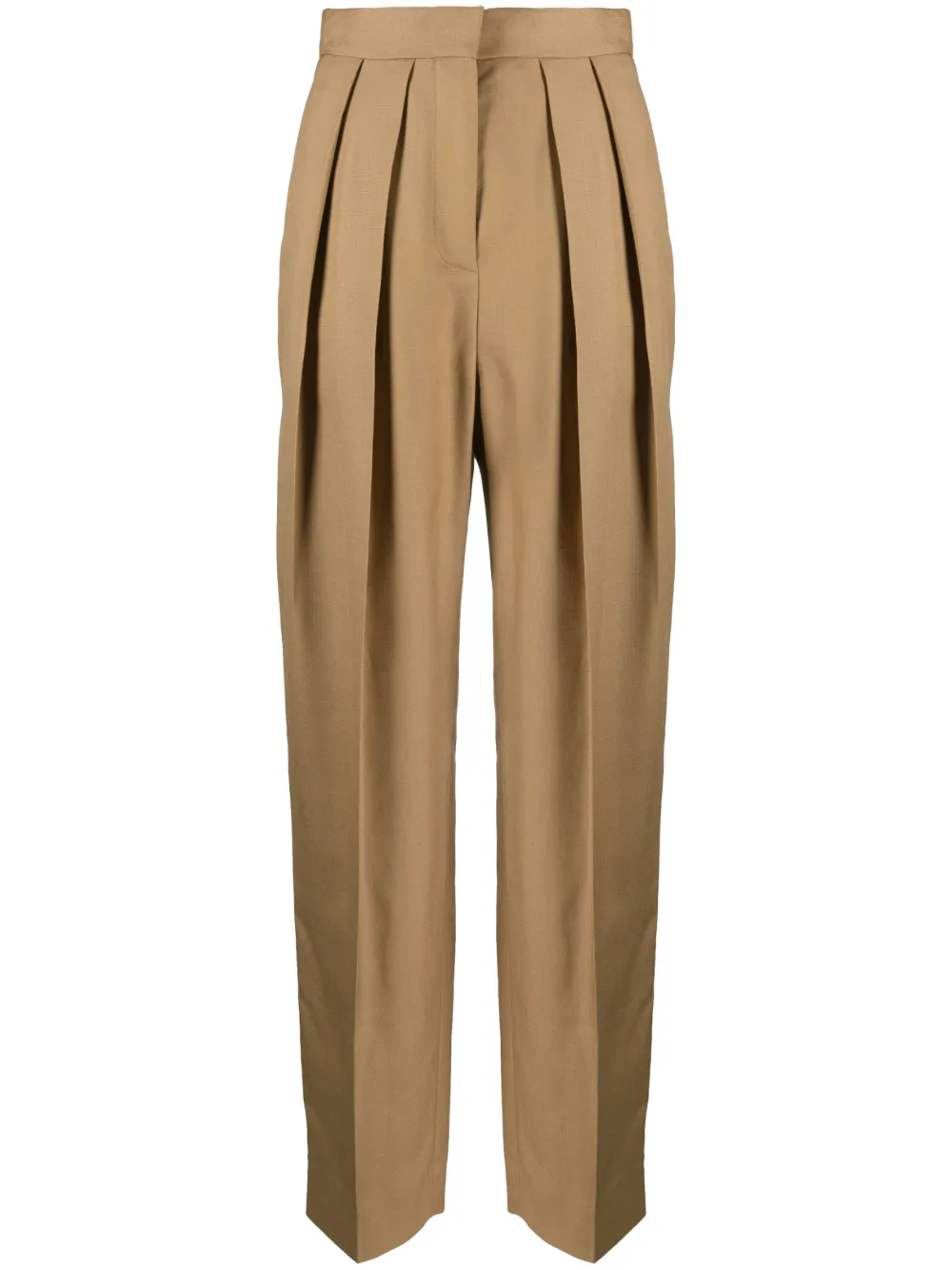 Stella McCartney High-Waist-Hose mit weitem Bein | Nude | Image 1