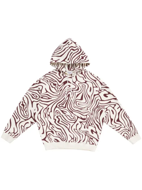 Marcelo Burlon County of Milan logo-embroidered hoodie