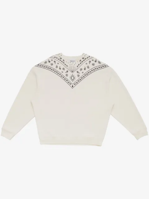 COUNTY OF MILAN bandana-print cotton sweatshirt