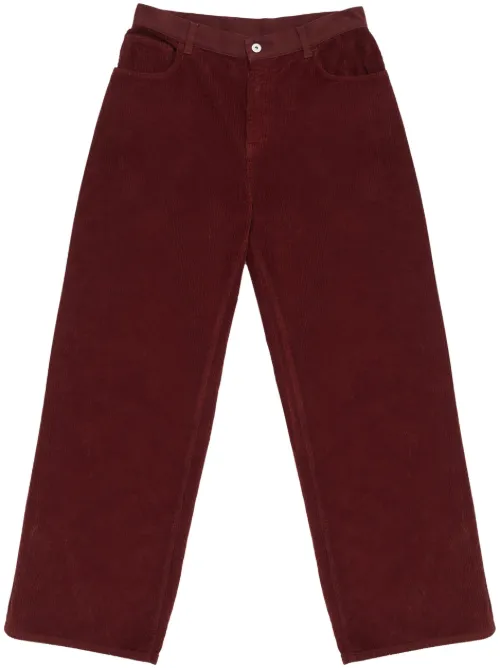Pantalon en velours côtelé à coupe ample - Marcelo Burlon County of Milan - Modalova