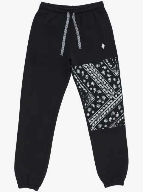 COUNTY OF MILAN pants con paneles y estampado de bandana