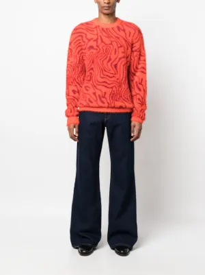 Marcelo Burlon フェザー スウェット 赤 Marcelo Burlon（マルセロ・バーロン）メンズ - FARFETCH
